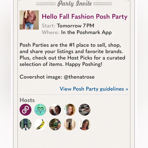 🍁🍂 🍁🍂🍁HELLO FALL FASHION PARTY SEPTEMBER 22@ 7:00pm🍂🍁🍂🍁🍂 - Picture 3 of 6